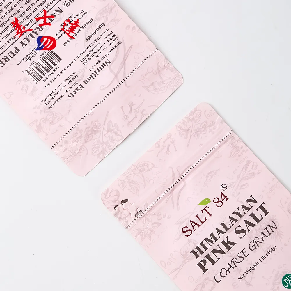 Custom Salt Packaging Bag with Zipper