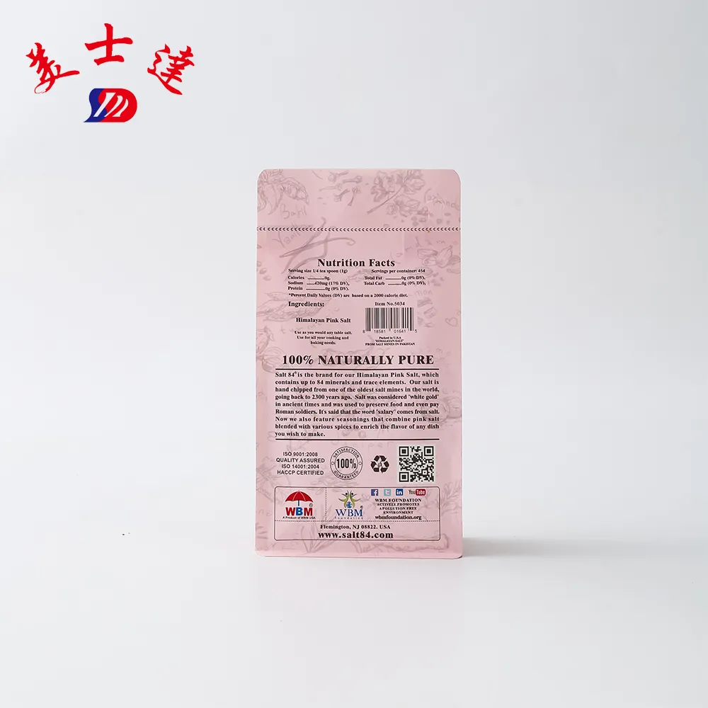 Custom Salt Packaging Manufacturer