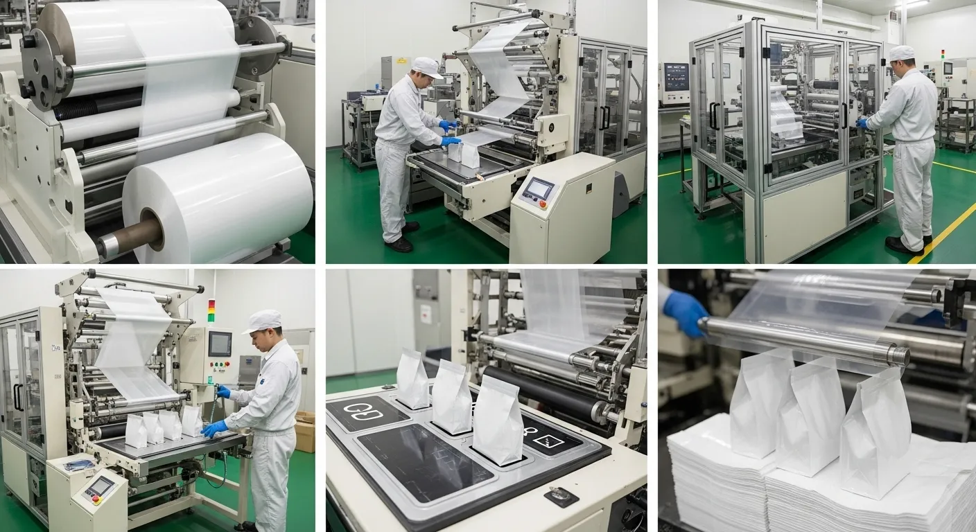 Step-by-Step Manufacturing Process of Stand Up Pouches