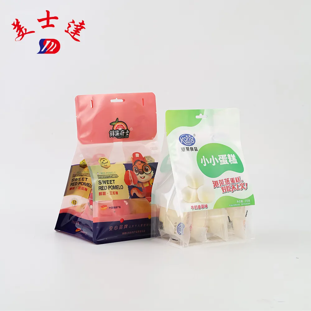 Custom Flat Bottom Pouch for Food