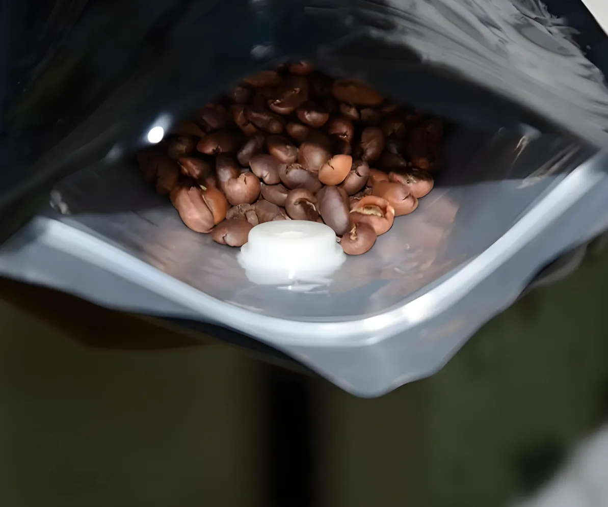 One-way Air Vent to Keeping cofee Beans fresh