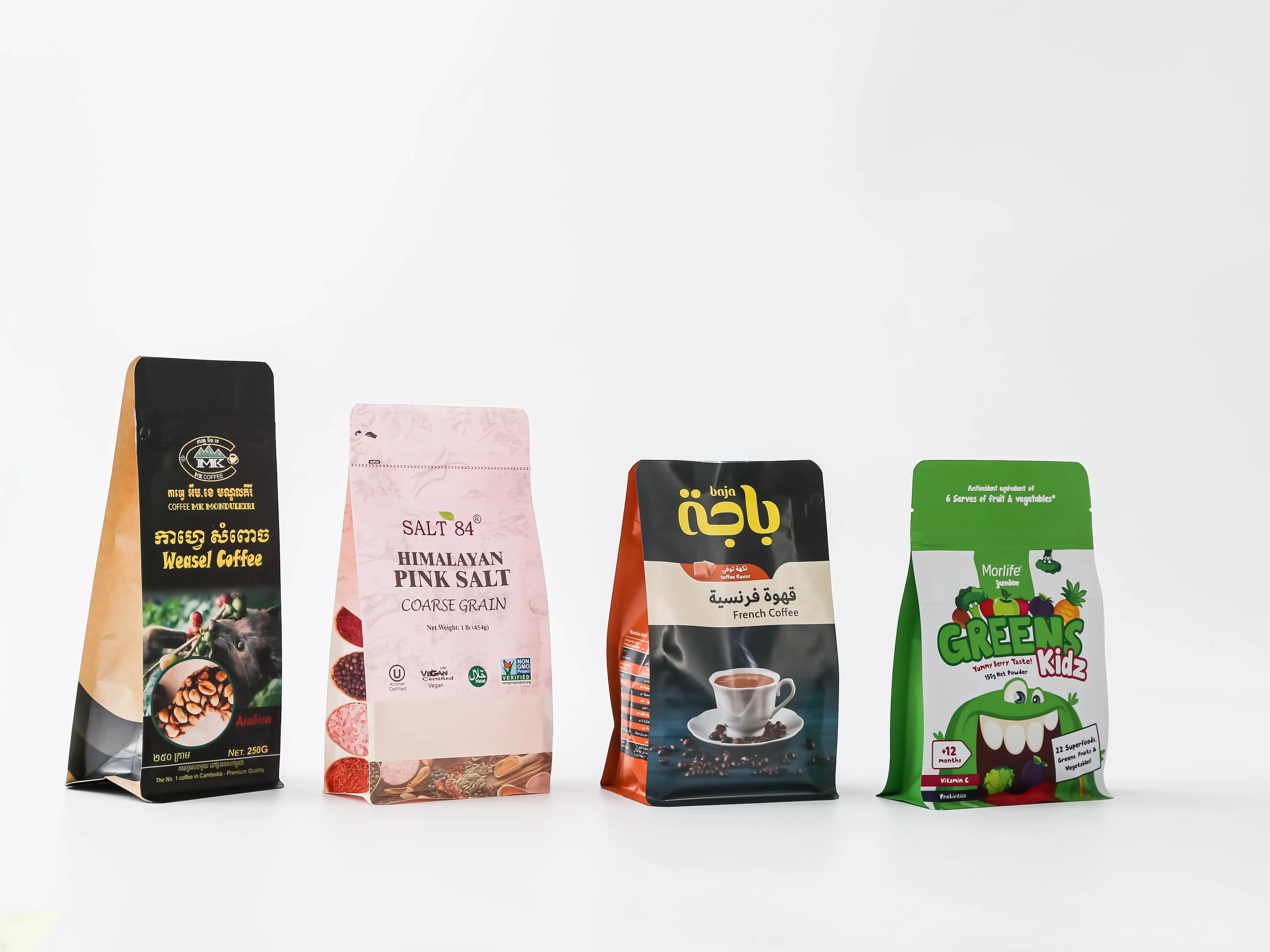Wholesale Flat Bottom Pouch Manufacturer