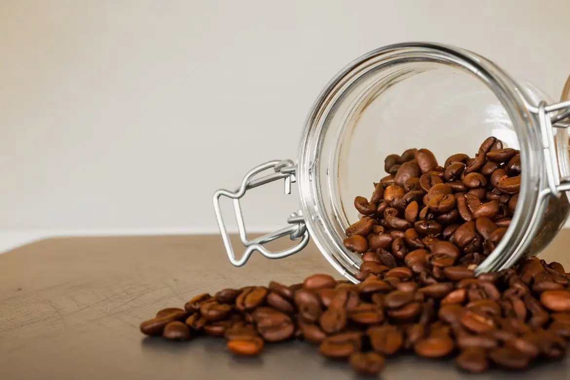 coffee outside the jar