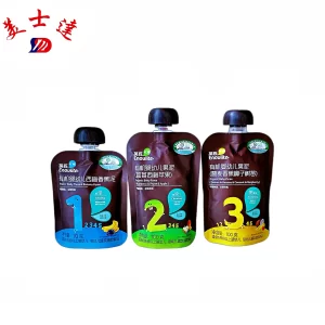 Custom Spout Pouch for Baby Fruit Puree (1)
