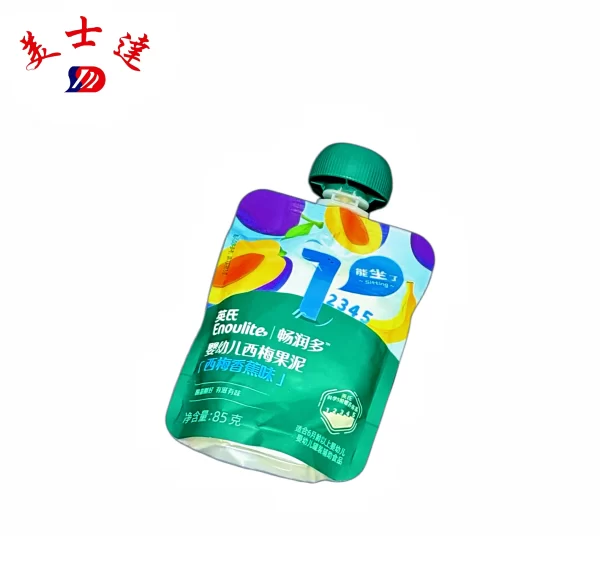 Custom Spout Pouch for Baby Fruit Puree (4)
