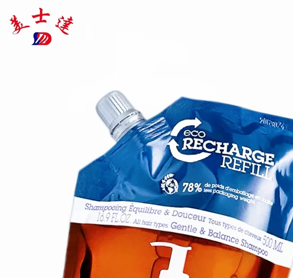 Custom shampoo refill pouch factory