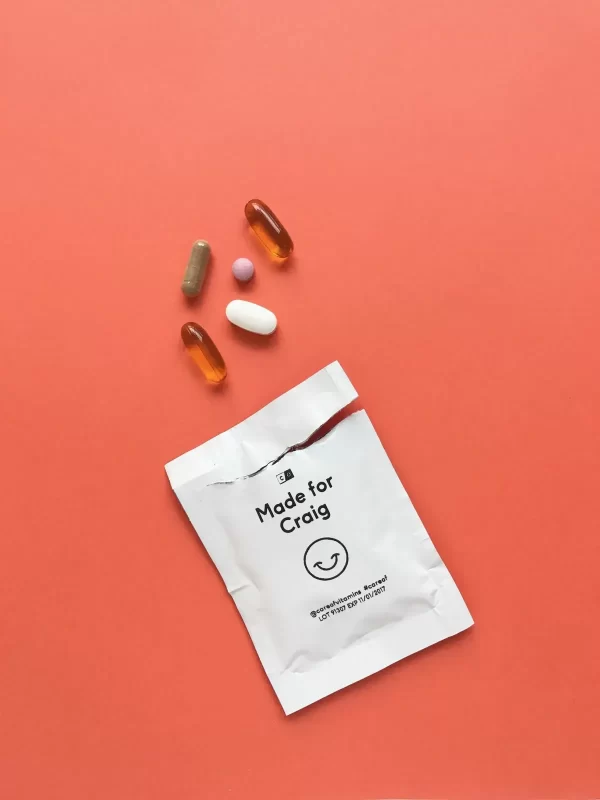 supplement pouch - three-side seal