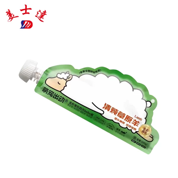 Custom-Pet-Food-Pouches-with-Spout-Cap-for-Wet-Food-Purees-OEMODM-Packaging-Specialist-1