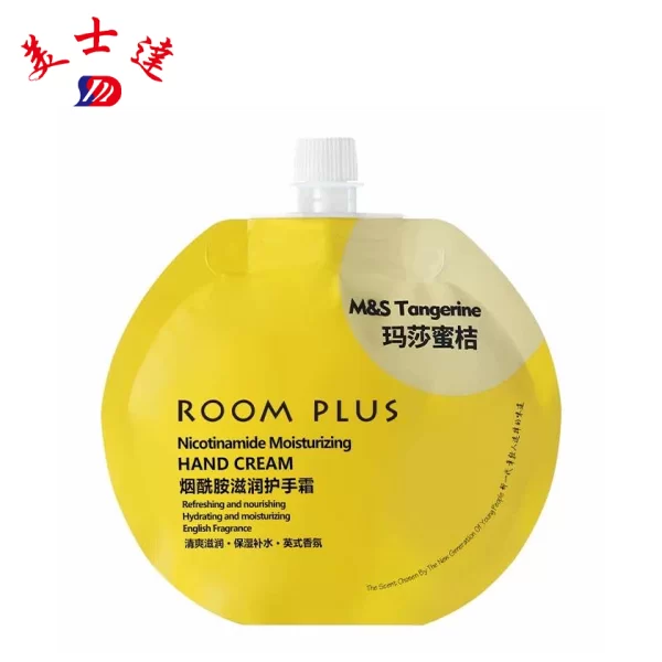 Custom Lotion Pouch Packaging OEM Cosmetic Spout Bag Manufacturer (4)