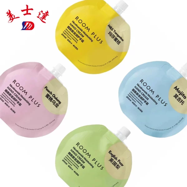 Custom Lotion Pouch Packaging Wholesale Manufacturer