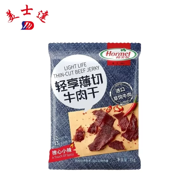 OEM-Custom-35g-Beef-Jerky-Pouches-for-Meat-Snacks-High-Barrier-Pouch-Packaging-Manufacturer-4