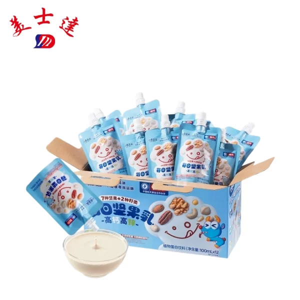 Wholesale-100ml-Kids-Plant-Protein-Drink-Spout-Pouches-OEM-Childrens-Nutritional-Beverage-Packaging-Manufacturer-2