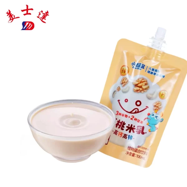 Wholesale-100ml-Kids-Plant-Protein-Drink-Spout-Pouches-OEM-Childrens-Nutritional-Beverage-Packaging-Manufacturer-4
