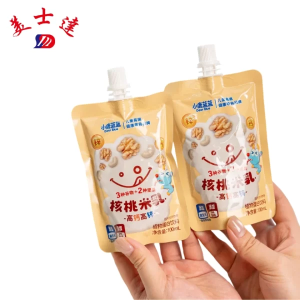 Wholesale-100ml-Kids-Plant-Protein-Drink-Spout-Pouches-OEM-Childrens-Nutritional-Beverage-Packaging-Manufacturer-5