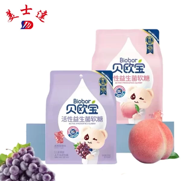 Wholesale-Probiotic-Gummy-Bear-Stand-Up-Pouches-5