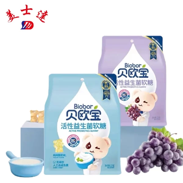 Wholesale-Probiotic-Gummy-Bear-Stand-Up-Pouches-6